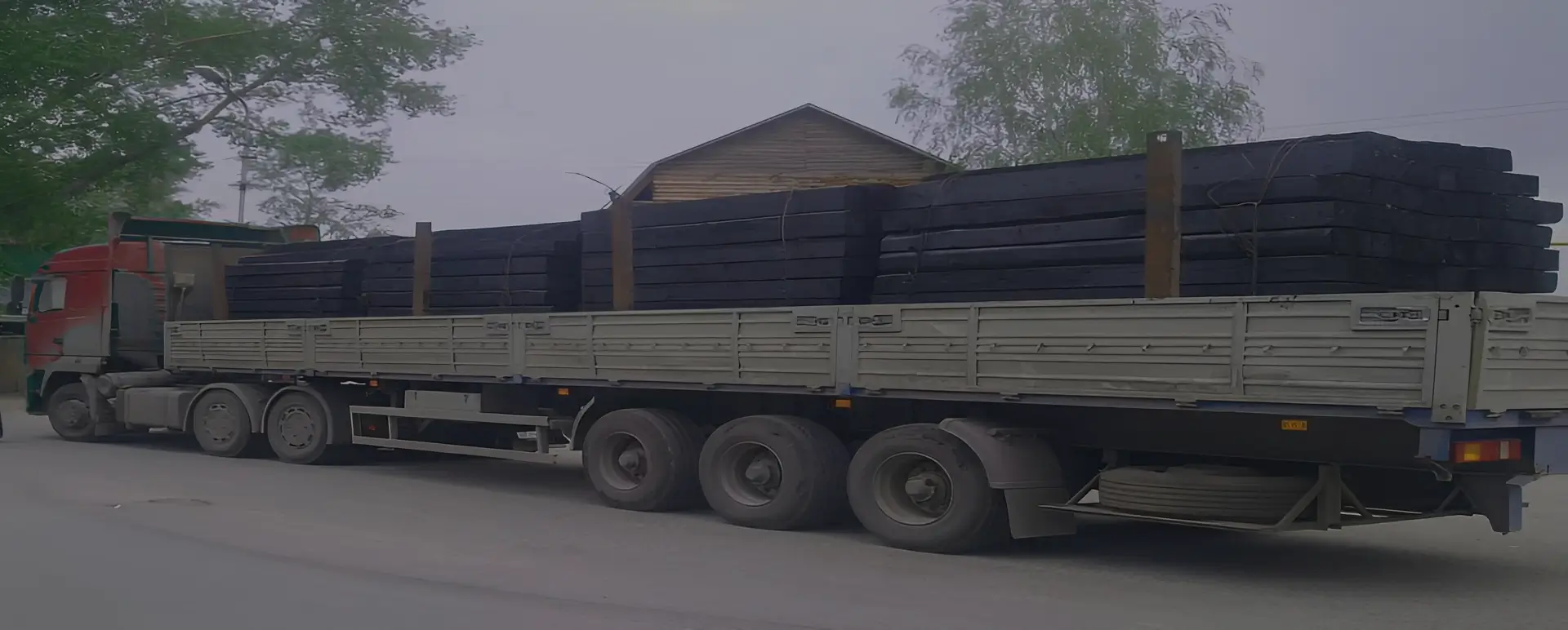 Сервис от транспортной компании по доставке шпал по России из Благовещенки автотранспортом